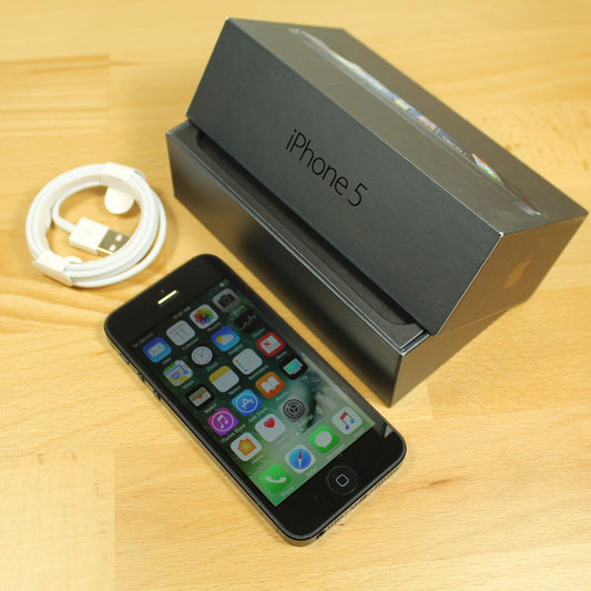 Rare Vintage Apple iPhone 5 A1429 Verizon 4G LTE Smartphone IOS 10 Black 16GB