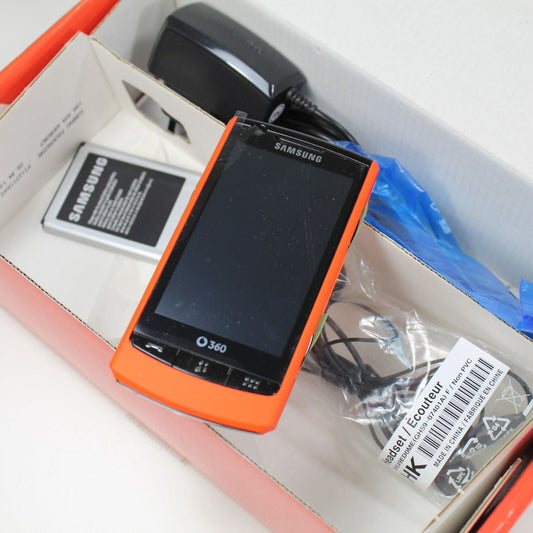 Vintage Samsung 360 GT-I6410 Vodafone Phone Red In Box Complete International