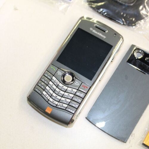 Rare Vintage Blackberry Pearl 8120 Orange Phone Gray In Box Collectible