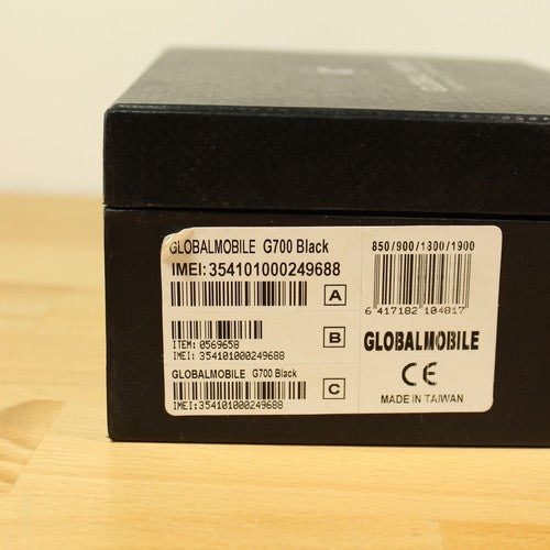 Rare Vintage Global Mobile G1100 Unlocked Phone Black In Box Collectible Bundle
