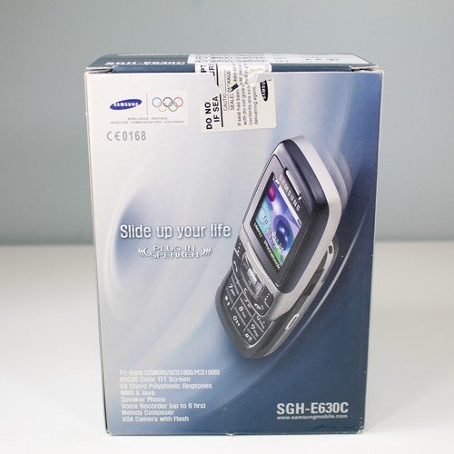 Rare Vintage Samsung SGH-E630C Olympics Phone In Box Black 2004 Worldwide