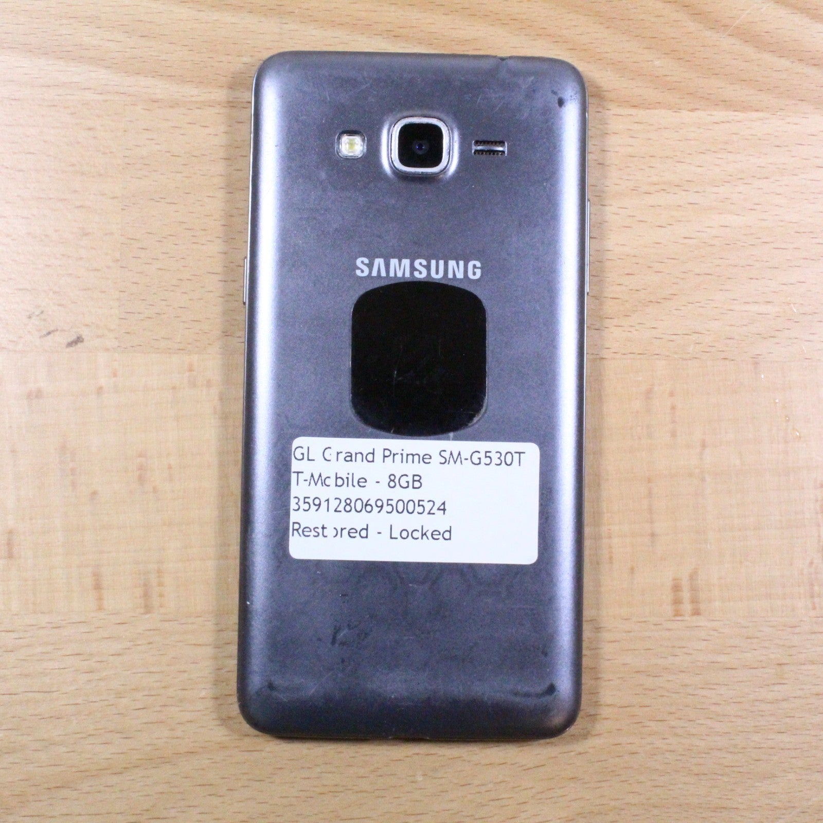 Samsung Galaxy Grand Prime G530T T-Mobile Gray Smartphone For Parts #331