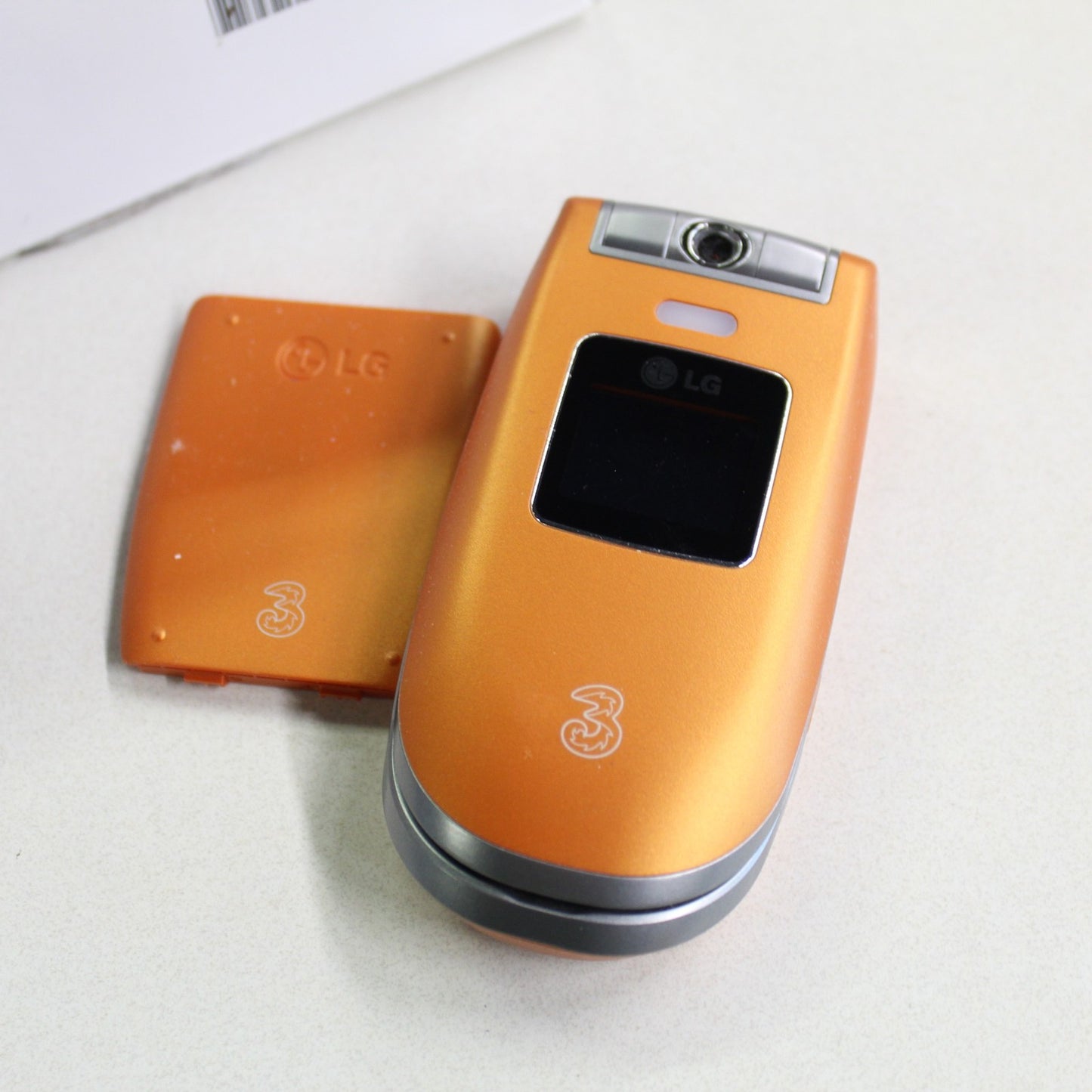 Rare Vintage LG U300 TRE Orange Phone International In Box