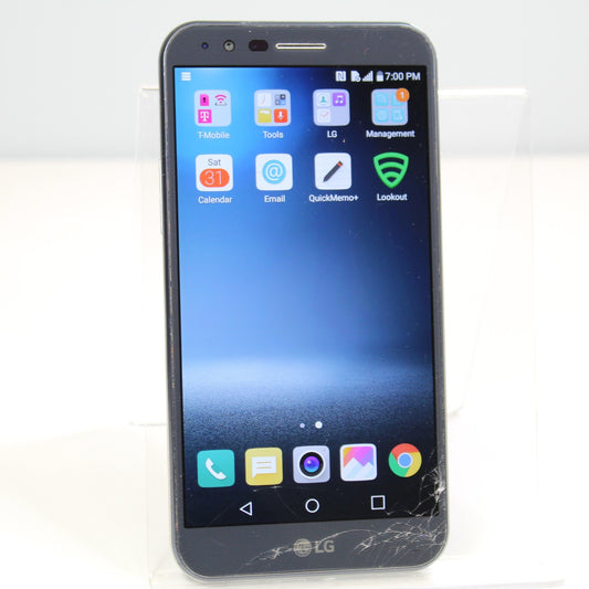 LG Stylo 3 T-Mobile Smartphone 4G LTE 32GB Gray ASIS For Parts