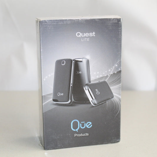 Rare Vintage Quest Lite QUE Phone International Black Collectible In Box