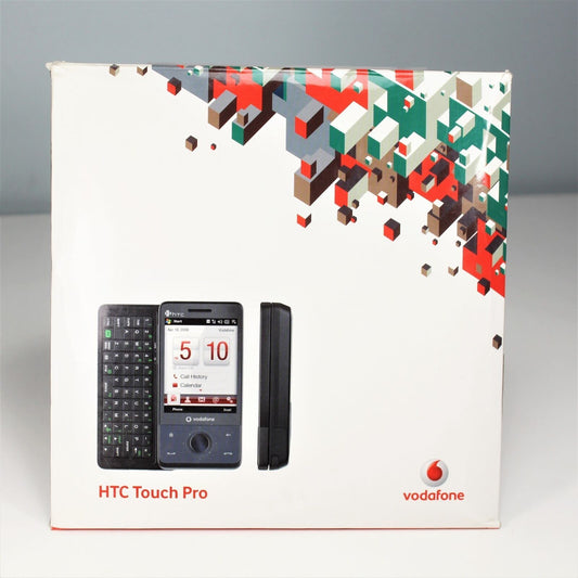 Rare Vintage HTC Touch PRO Vodafone Slider Phone Black 2008 In Box Complete