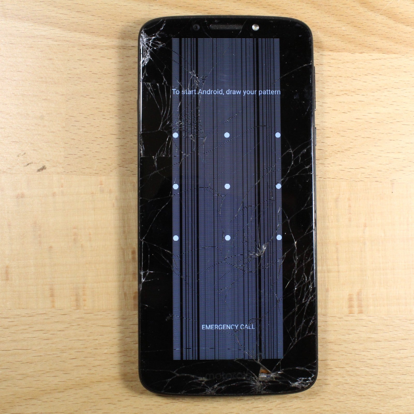 Motorola Moto G6 Black Smartphone For Parts #404