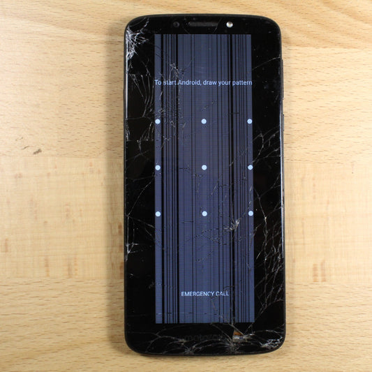 Motorola Moto G6 Black Smartphone For Parts #404