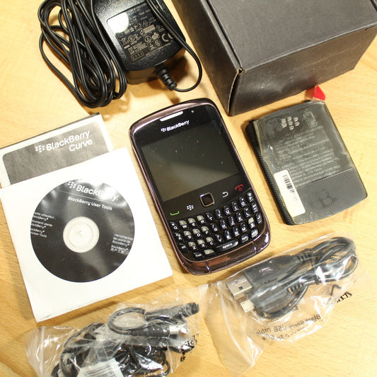 Rare Vintage Blackberry Curve 9300 Pink In Box International Collectible