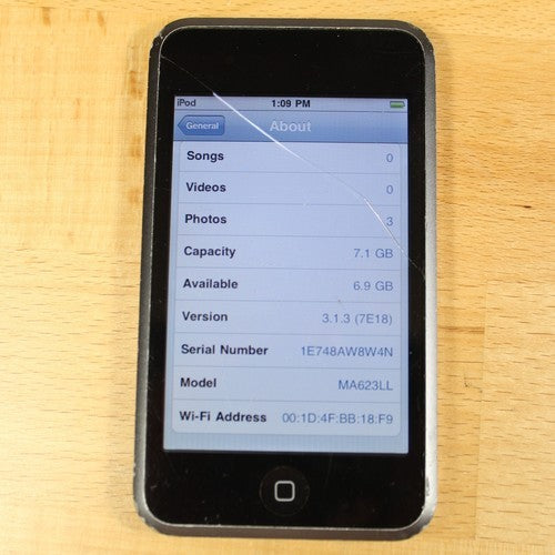 Rare Vintage Apple iPod Touch 1st Generation A1213 MP4 Player 8GB IOS