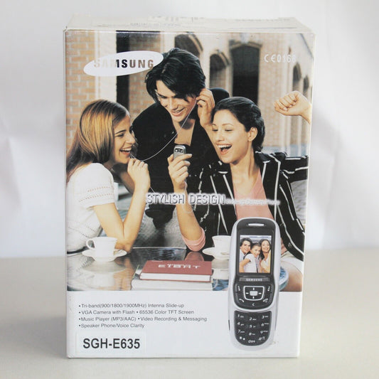 Rare Vintage Samsung SGH-E635 International Mobile Phone In Box Collectible