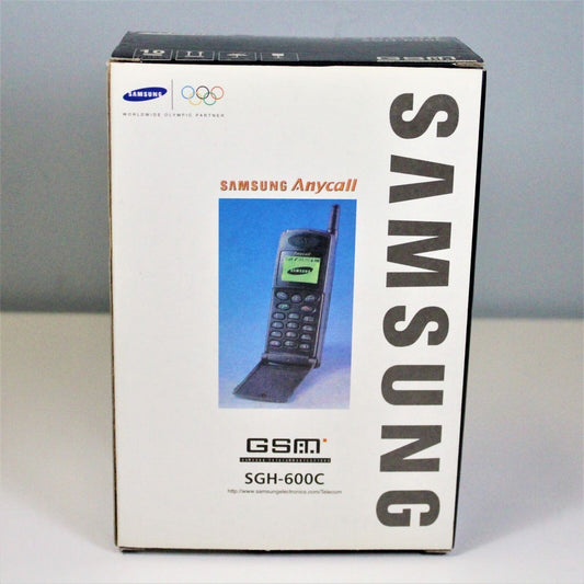 Vintage Samsung Anycall SGH-600C GSM Phone Worldwide Olympic In Box Collectible