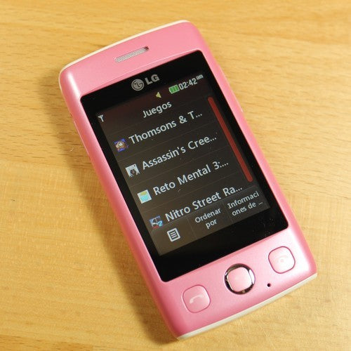Rare Vintage LG Cookie Lite T300 Movistar Pink Smartphone Includes Games
