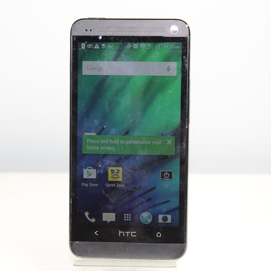 WiFi Phone HTC One M7 Sprint 4G LTE Black 32GB Great For Surfing The Web