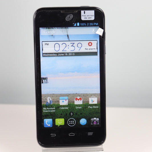 Vintage Classic Rare ZTE Solar TracFone 3G Smartphone Z795G Black 4GB Collector