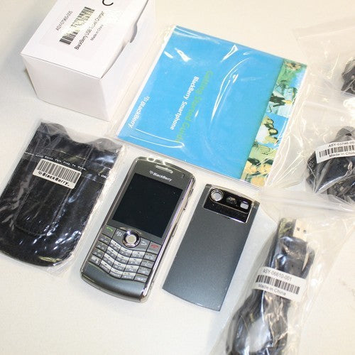 Rare Vintage BlackBerry 8110 Pearl Vodafone Gray Phone Collectible Classic