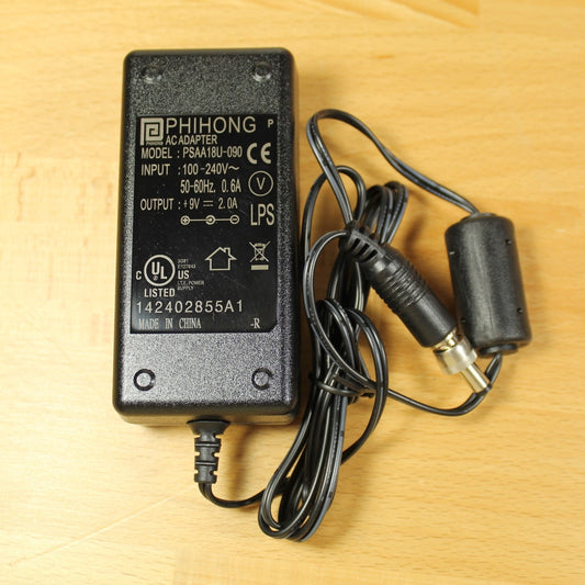 PSAA18U-090 9 Volt Adapter Power Supply 2A Phihong New Original OEM