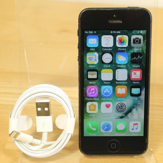 Unlocked Apple iPhone 5 Phone IOS 9 Black 32GB A1428 4G LTE Global 19957