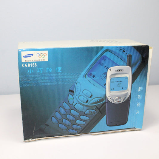 2001 Rare Vintage Samsung SGH-R200 Olympics Phone In Box Complete International