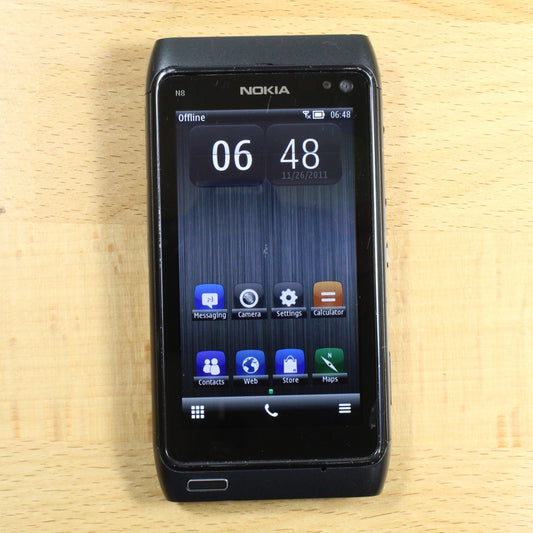 Nokia N8-00 Black Smartphone For Parts #401