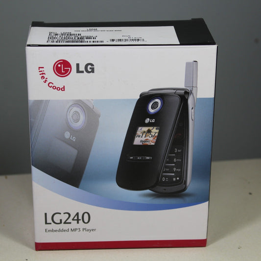 Rare Vintage 2006 LG LG240 Rogers Phone GoSmart Silver In Box