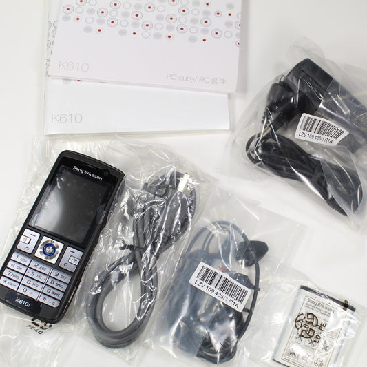 Rare Vintage Sony Ericsson K610i Phone Black Genuine Original In Box Collectible