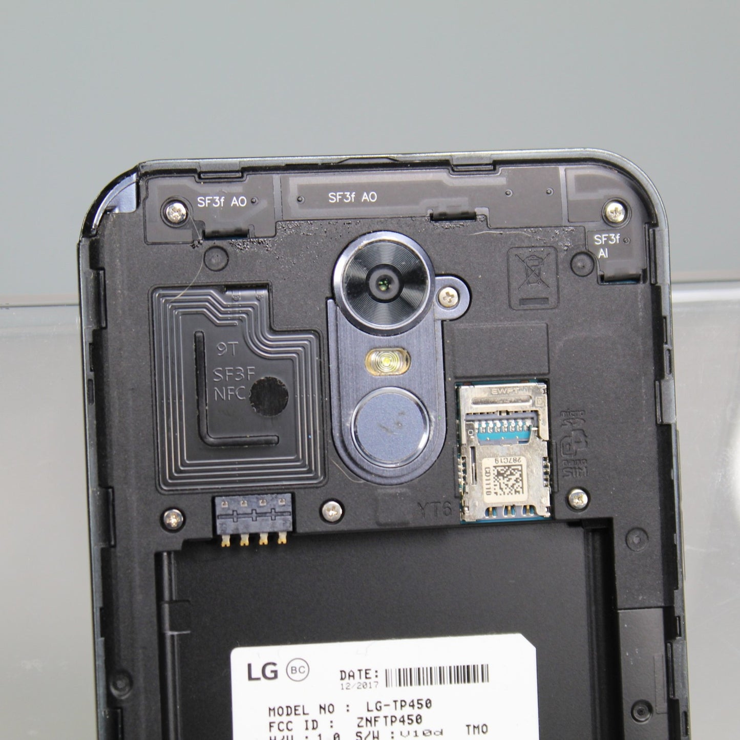 LG Stylo 3 Plus TP450 T-Mobile Smartphone 4G LTE Gray 32GB For Parts