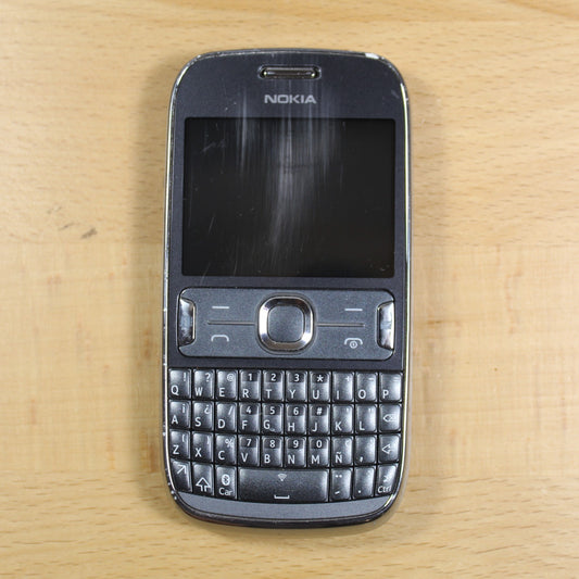 Nokia 302 Gray Cell Phone Good #272