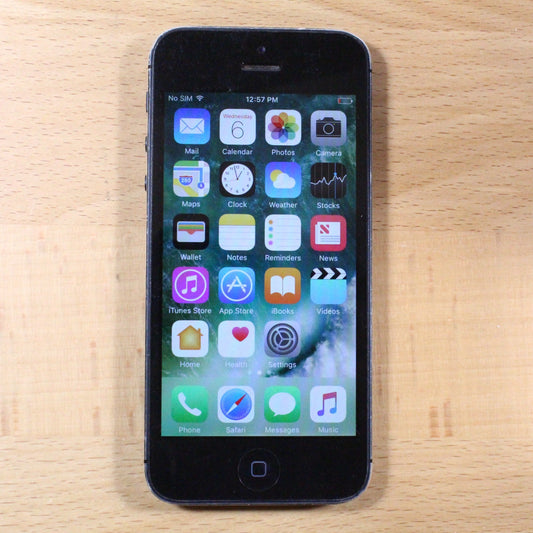 Apple iPhone 5 A1429 16GB Space Gray Verizon Smartphone Good #346
