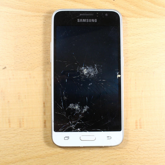 Samsung Galaxy Express SM-J120A White Smartphone For Parts #387
