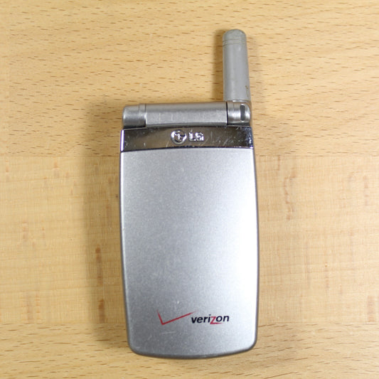 LG VX3100 Silver Verizon Cell Phone PTT Vintage Untested For Parts #175