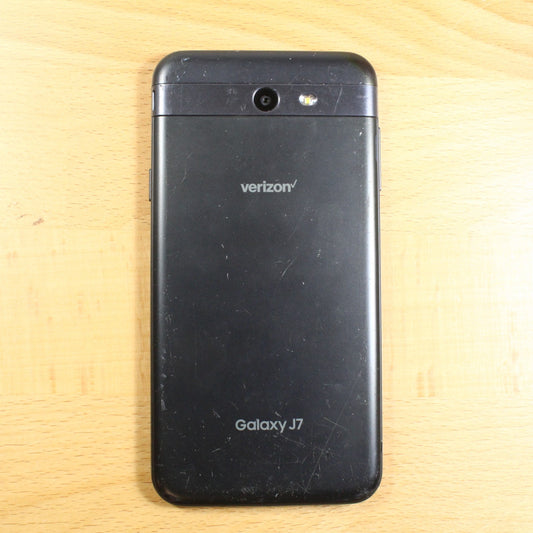 Samsung Galaxy J7 SM-J727VPP Black Smartphone For Parts #384