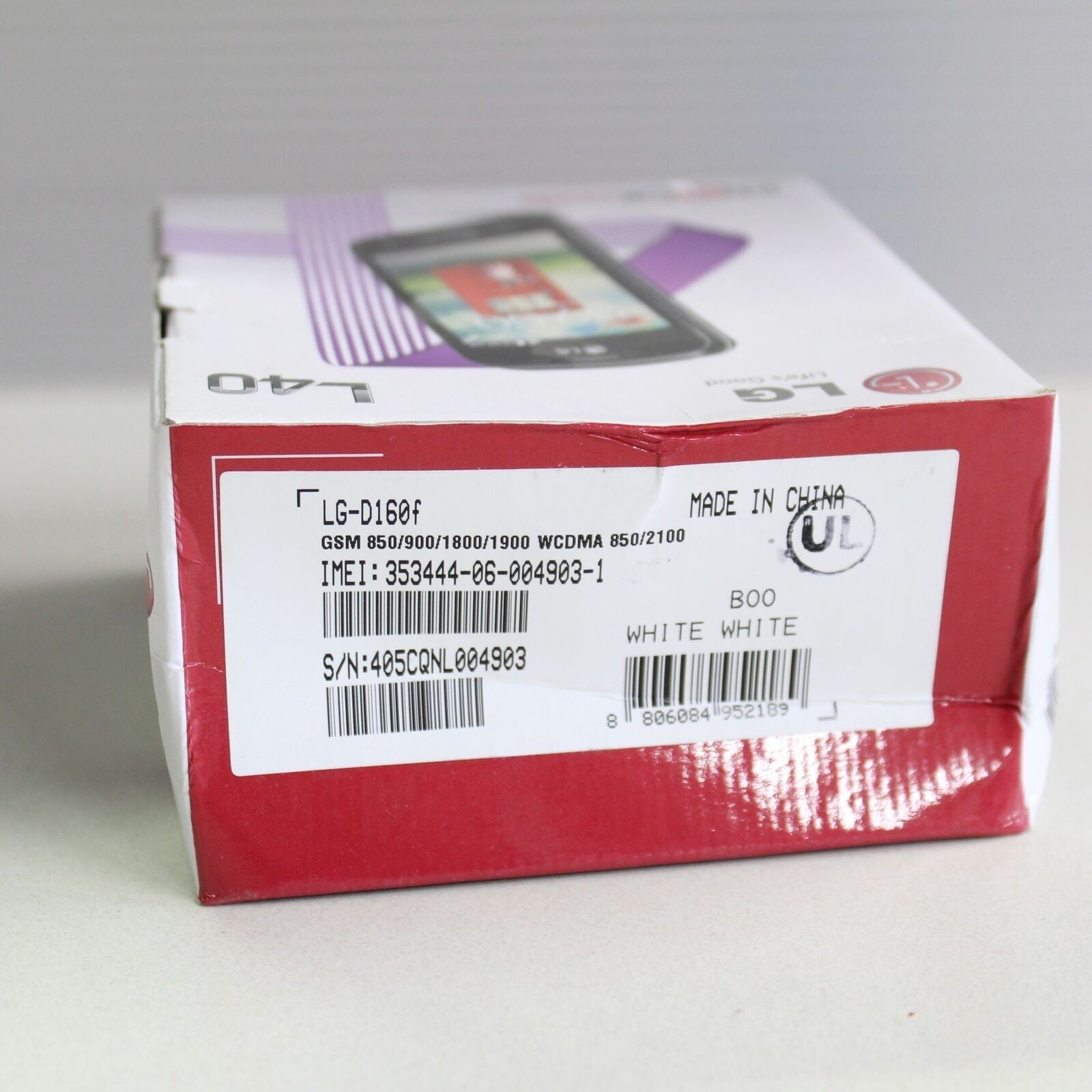 Rare Vintage LG L40 D460f Boost Mobile White Phone International In Box