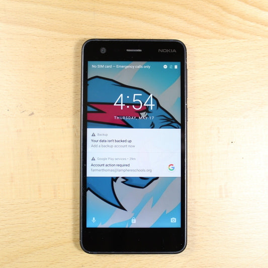 Nokia 2 TA-1035 Windows Black Smartphone For Parts #215
