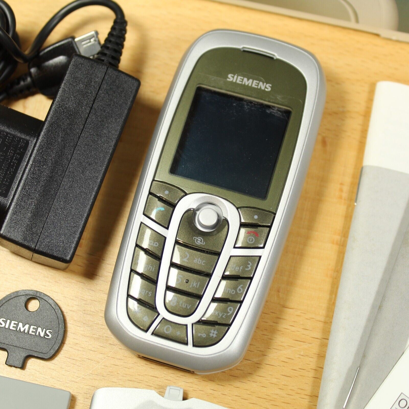 Rare Vintage Siemens CT65 TIM Phone Silver In Box Italian International