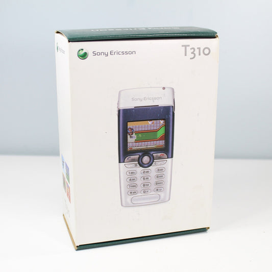 Rare Vintage Sony Ericsson T310 Phone 2003 Blue In Box Complete International