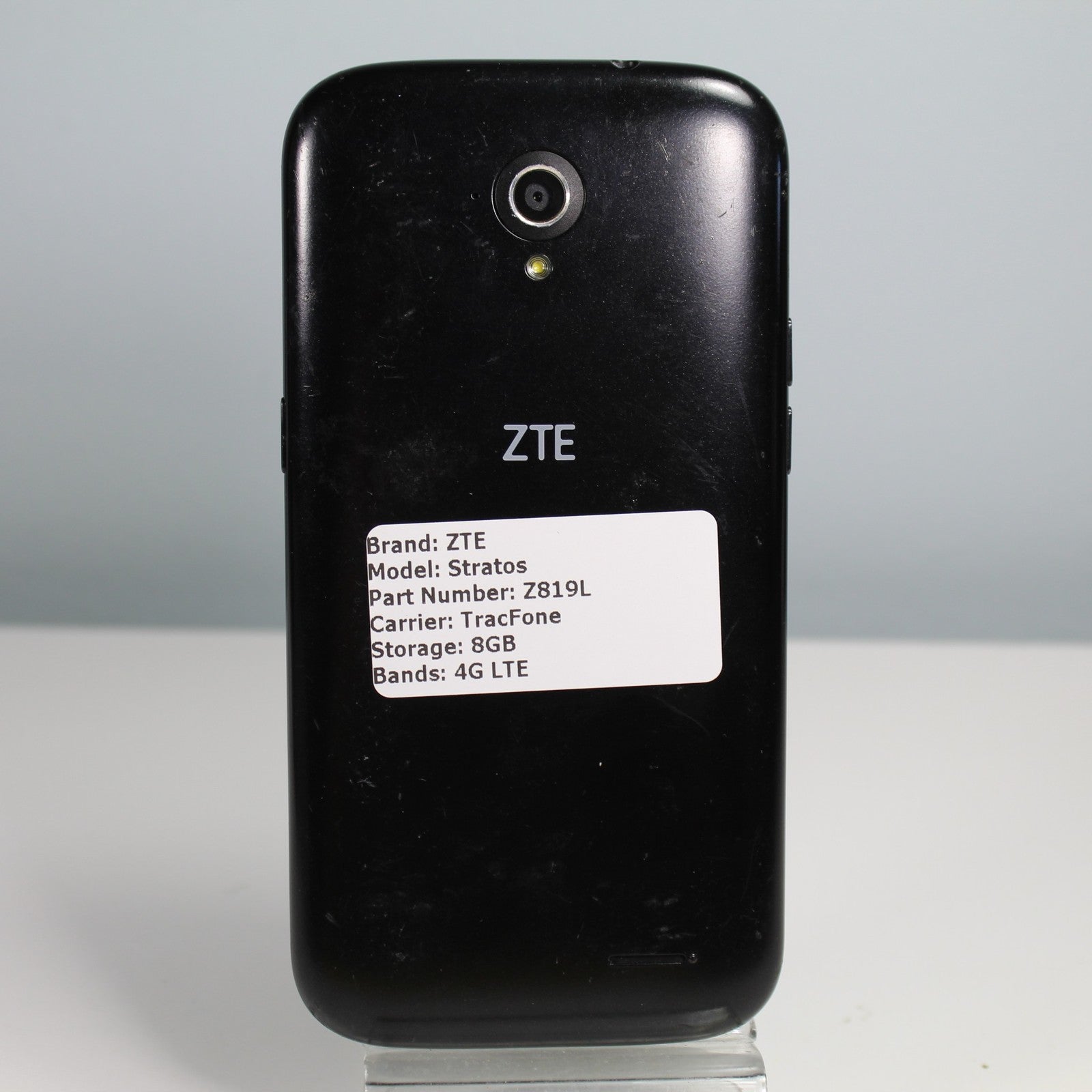 Vintage Classic ZTE Stratos Z819L TracFone 4G LTE Smartphone Black 8GB