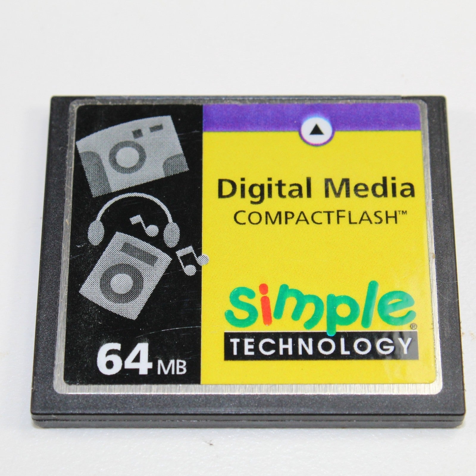 Vintage Digital Media Simple Tech Compact Flash Memory Card 64MB For Camera