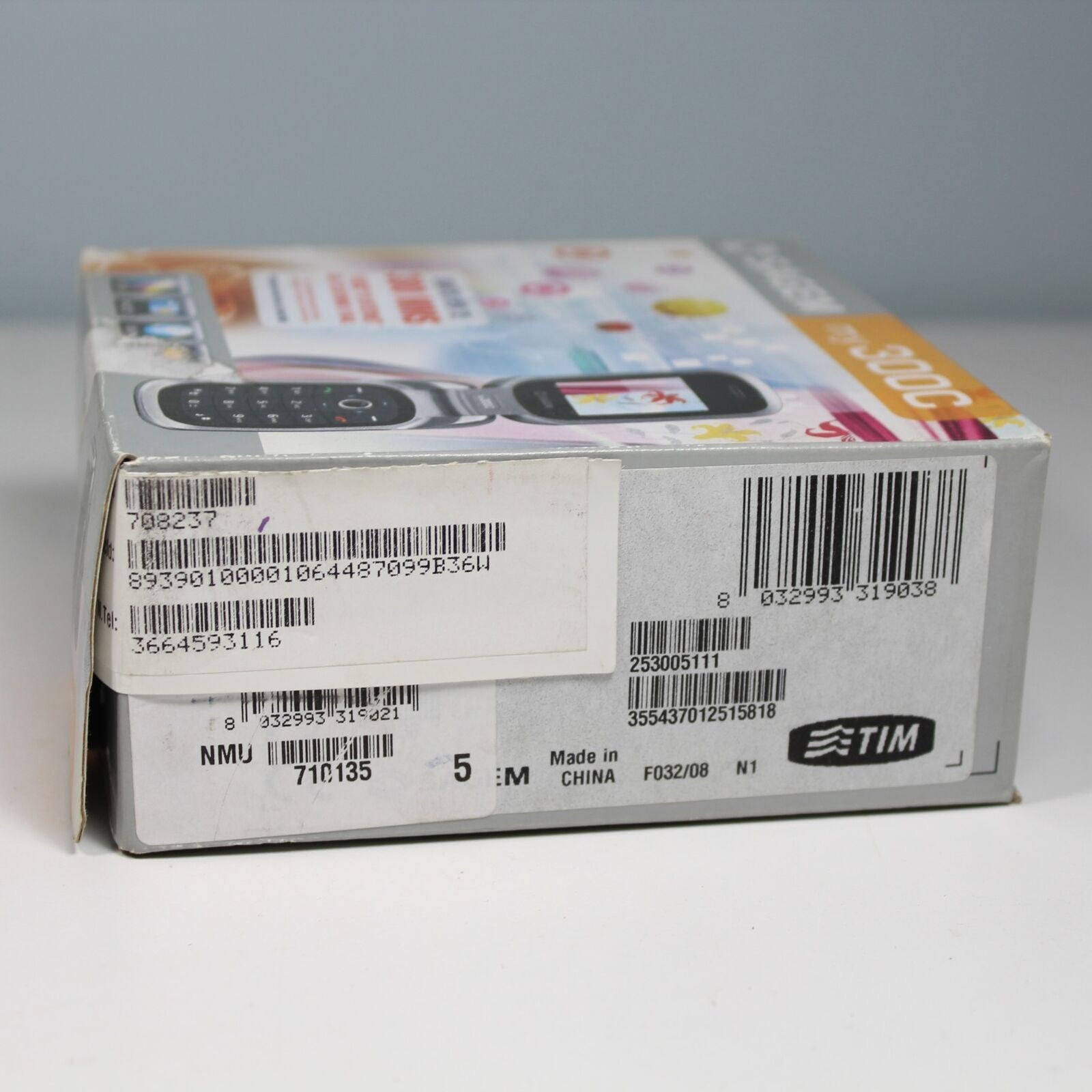 Rare Vintage Sagem my300C TIM Phone Silver International Italian In Box Collect