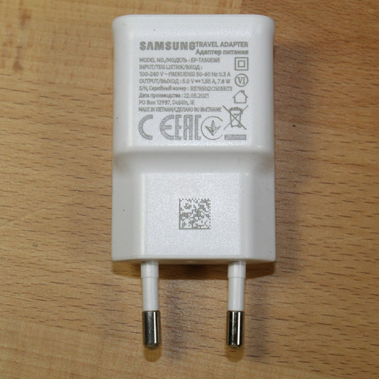 New Samsung EU USB Fast Charger European Travel Adapter 100-240 V EP-TA50EWE