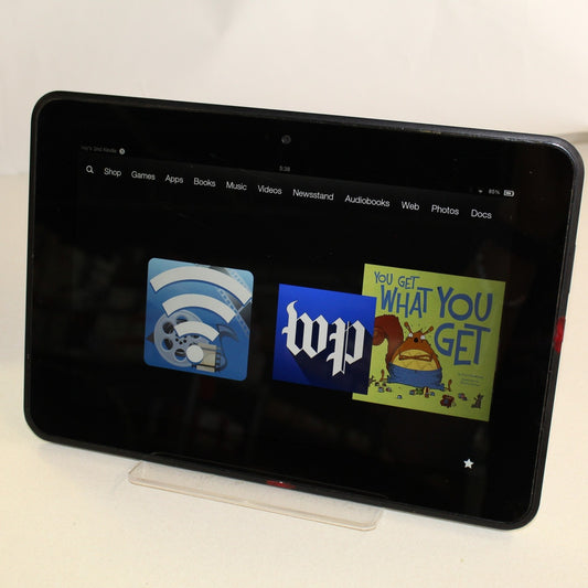 Amazon Kindle Fire HD 8.9 2nd Gen 3HT7G Tablet Black 16GB WIFI READY Toucscreen